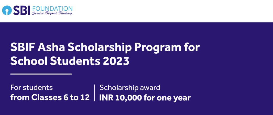 SBIF ASHA Scholarship