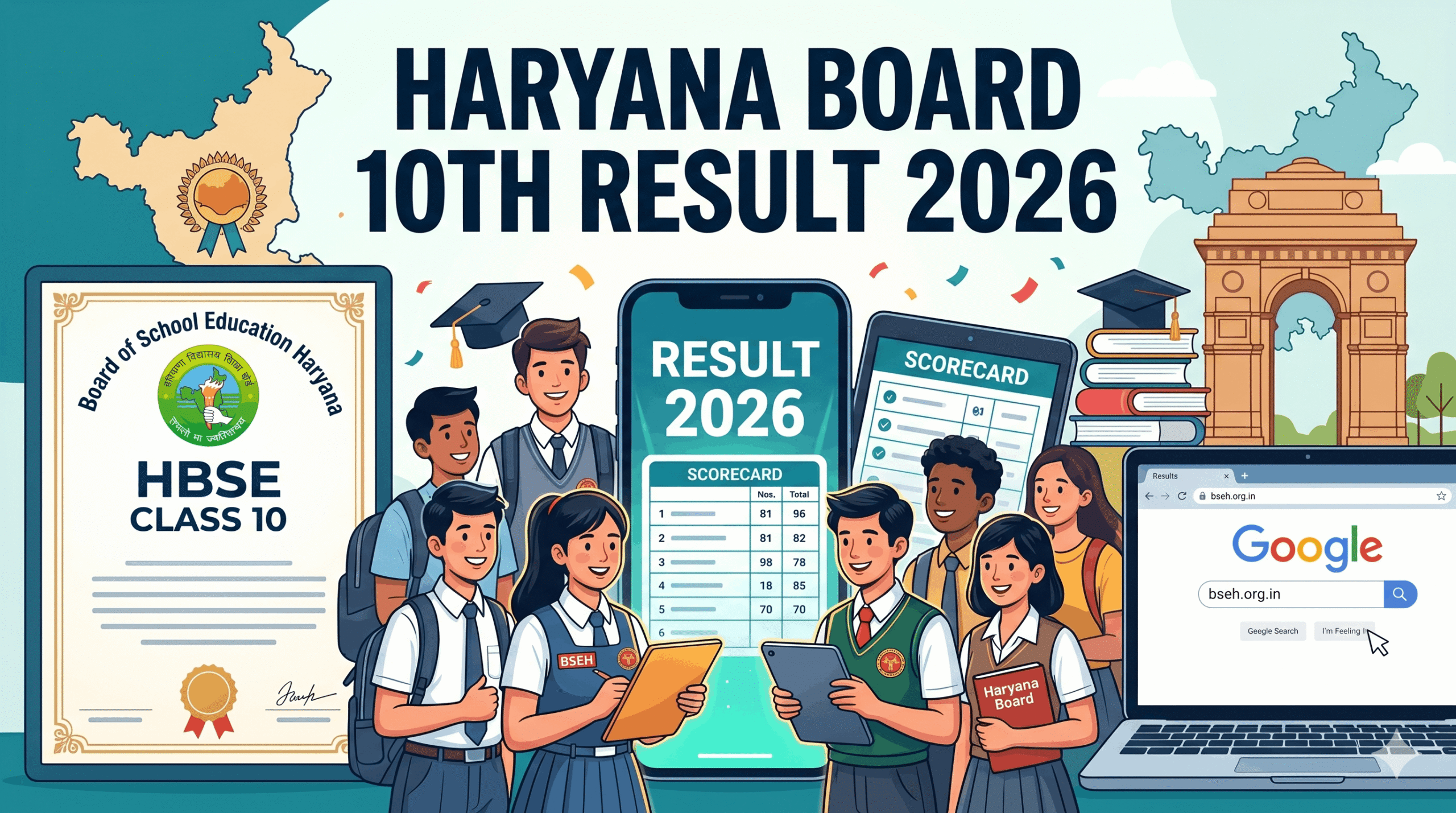 Haryana 10th Class Results 2026: HBSE Board Result Date Online