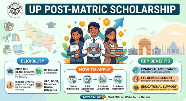 UP Post Matric Scholarship for Indian Students: Apply Now